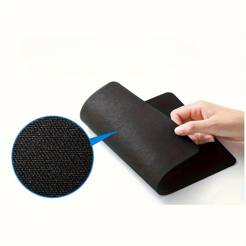 Non-slip rubber mouse pad, rectangular geometry game design, desk accessory, 7x8.6 inch, Mini soft computer mouse pad with hexagonal pattern