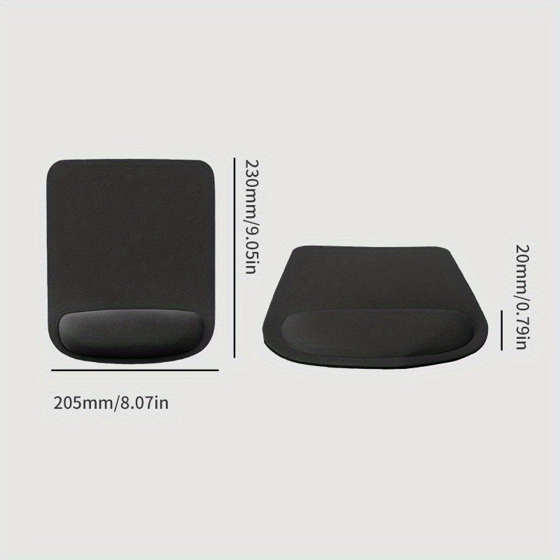 1\u002F 2pcs Non-slip and Comfortable Memory Foam Wrist Rest and Mouse Pad Set, Breathable Memory Foam Keyboard and Mouse Wrist Rest, Reduce Wrist Pressure, Suitable for Long-term Gaming and Office Use